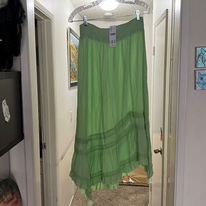 Urban Outfitters, green skirt. size L.